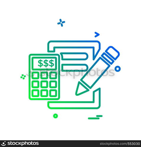 Document icon design vector