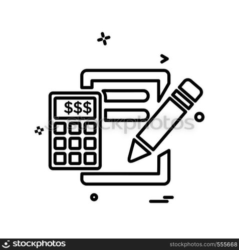 Document icon design vector