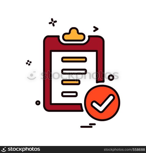 Document icon design vector