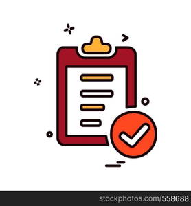Document icon design vector
