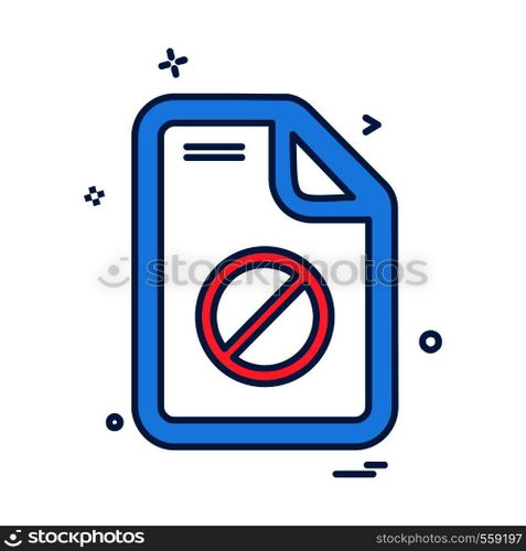 Document icon design vector