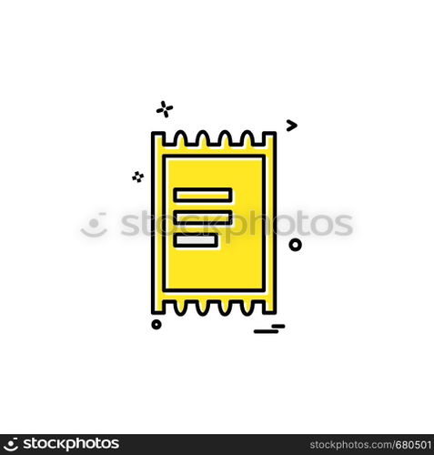 Document icon design vector