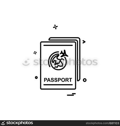Document icon design vector
