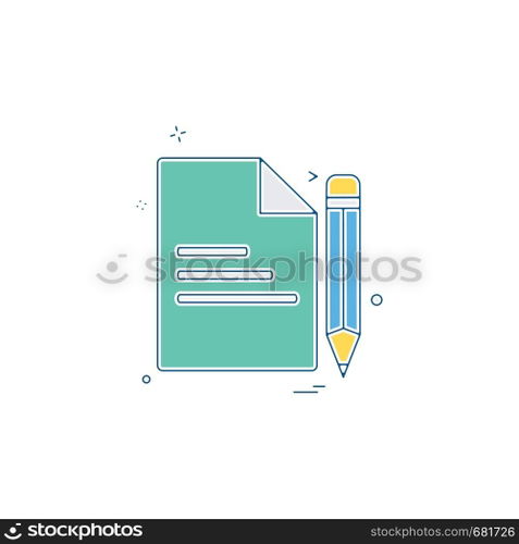 Document icon design vector 