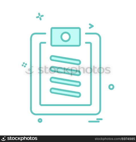 Document icon design vector 