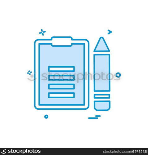 Document icon design vector