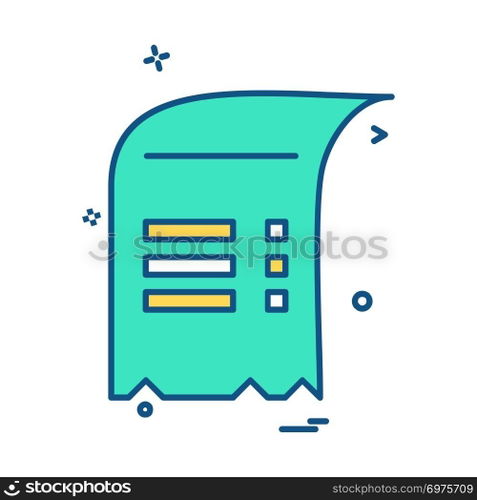Document icon design vector 