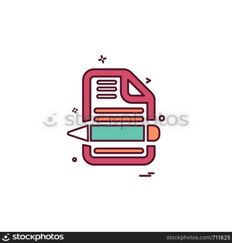 Document icon design vector 