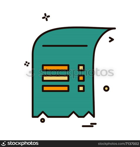 Document icon design vector 