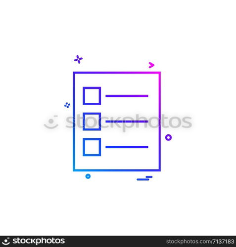 Document icon design vector 