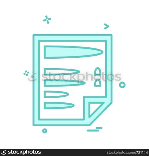 Document icon design vector 