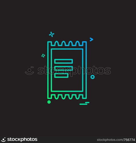 Document icon design vector