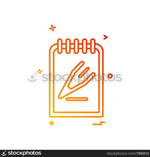 Document icon design vector