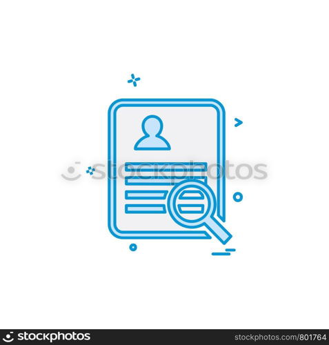 Document icon design vector