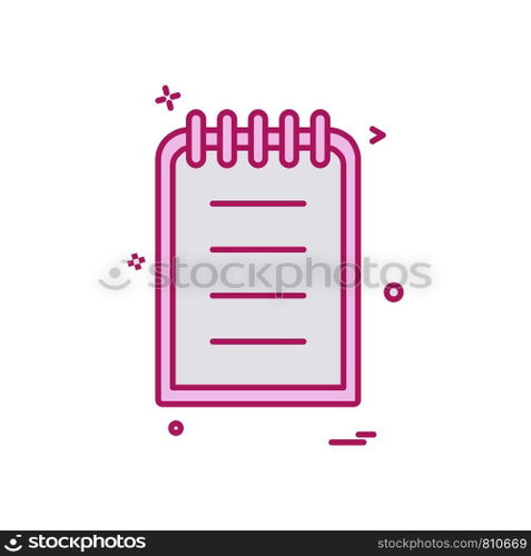 Document icon design vector