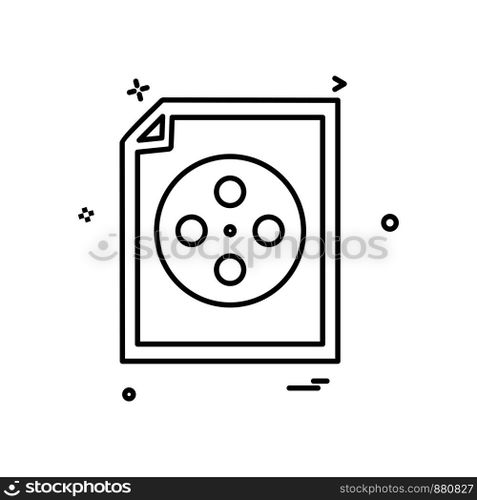 Document icon design vector