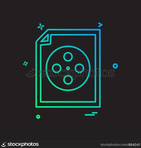 Document icon design vector