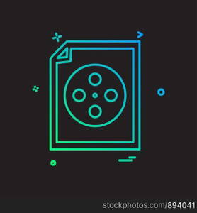 Document icon design vector