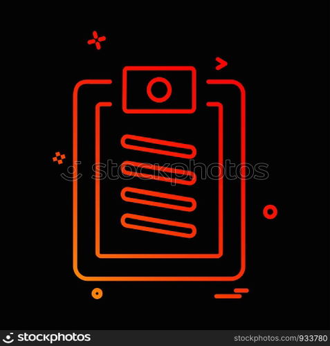 Document icon design vector 