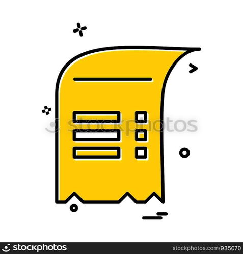 Document icon design vector 
