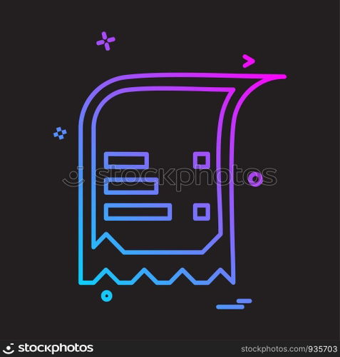 Document icon design vector 