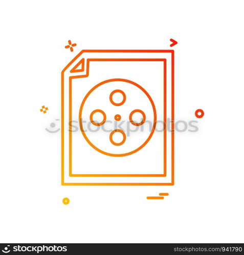 Document icon design vector