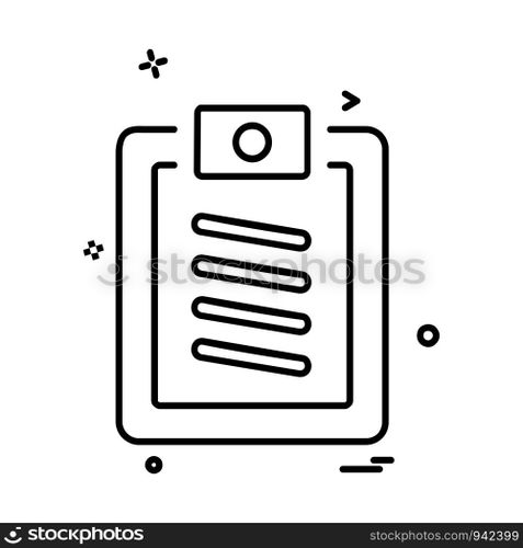 Document icon design vector 