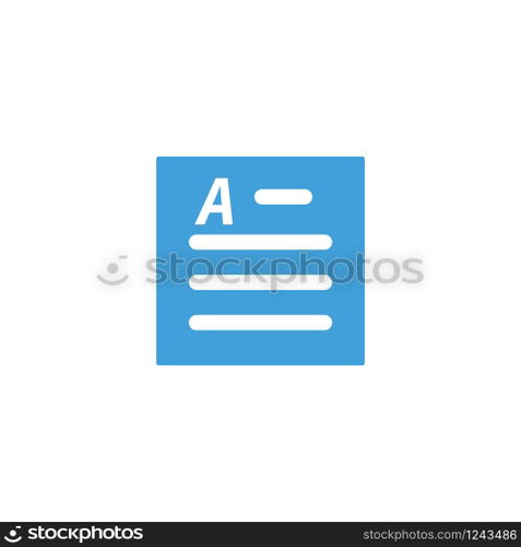 Document icon design vector template