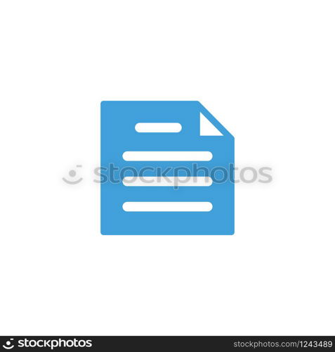 Document icon design vector template