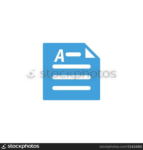 Document icon design vector template