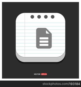 Document Icon - Free vector icon