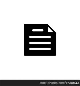 Document icon template design vector template