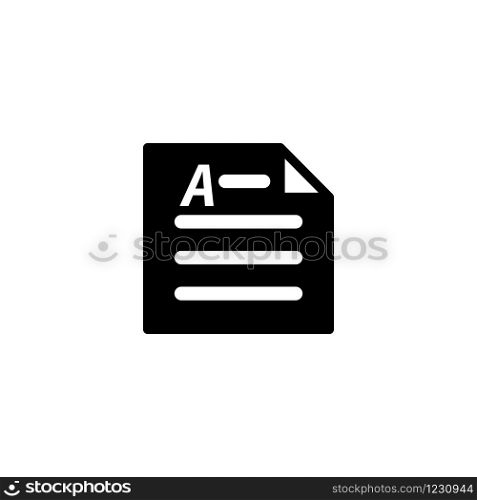 Document icon template design vector template