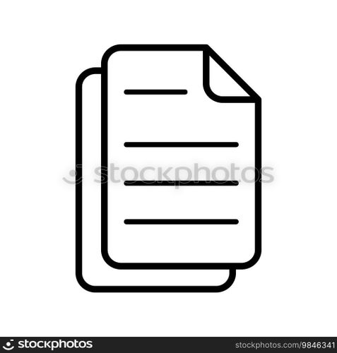 document icon vector