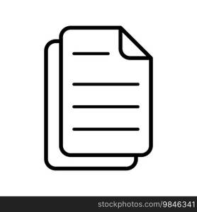 document icon vector