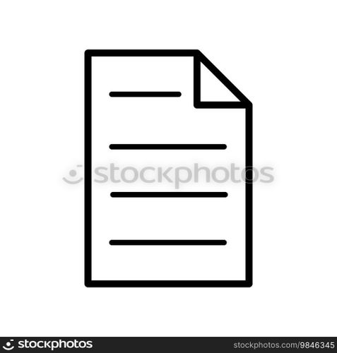 document icon vector