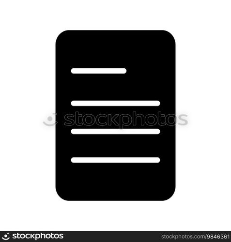 document icon vector