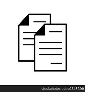 document icon vector