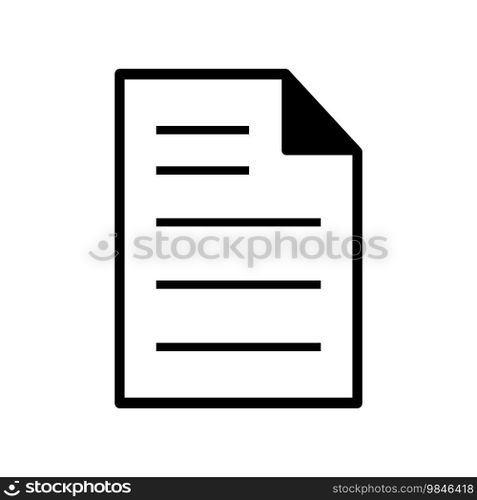 document icon vector