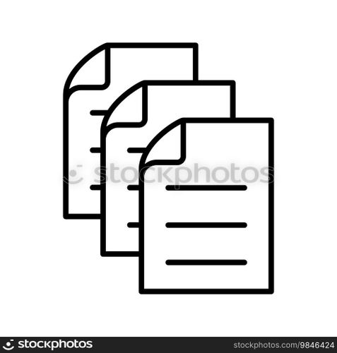 document icon vector