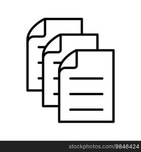document icon vector