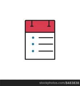 Document line icon. Medical blank linear black outline isolated on white background. File illustration, folder with papers vector. Document line icon