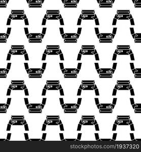 Document parcel pattern seamless background texture repeat wallpaper geometric vector. Document parcel pattern seamless vector