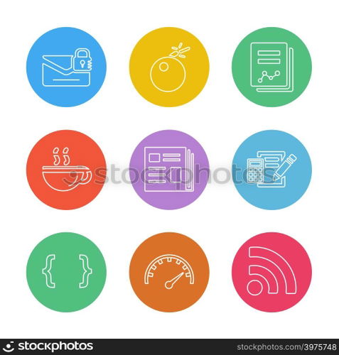 document , sound , multimedia , user interface , pointer , balloons , time , key , menu , mute , sound , speaker , mail , help , star , icon, vector, design, flat, collection, style, creative, icons
