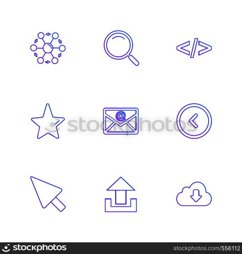 document , sound , multimedia , user interface , pointer , balloons , time , key , menu , mute , sound , speaker , mail , help , star , icon, vector, design, flat, collection, style, creative, icons