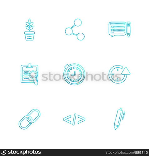 document , sound , multimedia , user interface , pointer , balloons , time , key , menu , mute , sound , speaker , mail , help , star , icon, vector, design, flat, collection, style, creative, icons