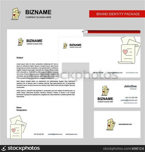 Documents Business Letterhead, Envelope and visiting Card Design vector template