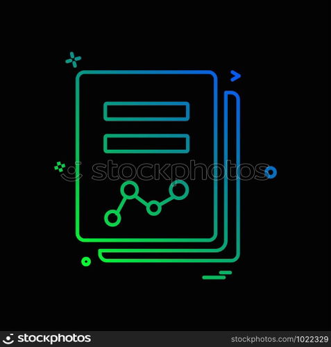 Documents icon design vector