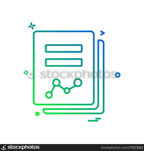 Documents icon design vector