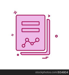 Documents icon design vector